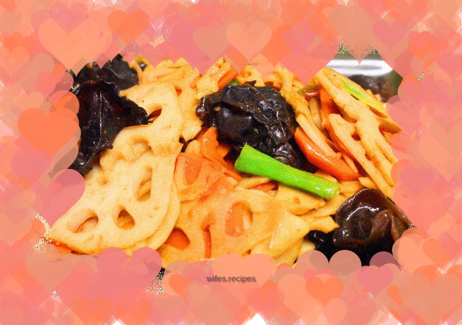 Vegetarian fried lotus root