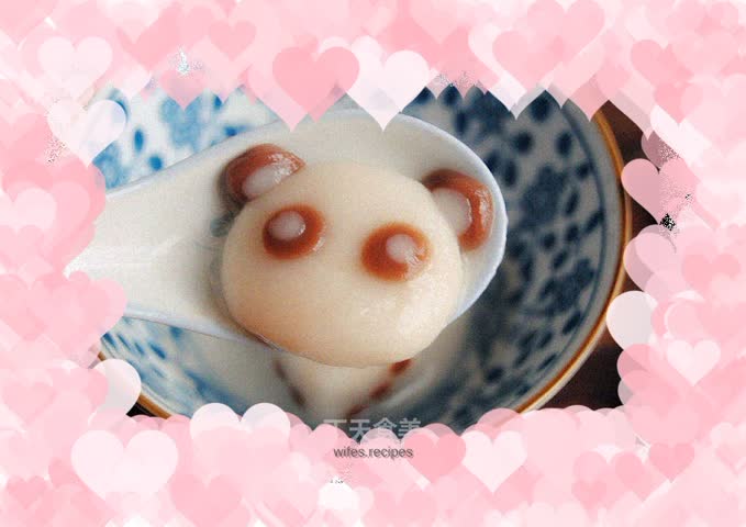 Little bear glutinous rice balls