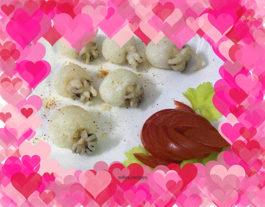 Salt and pepper cuttlefish