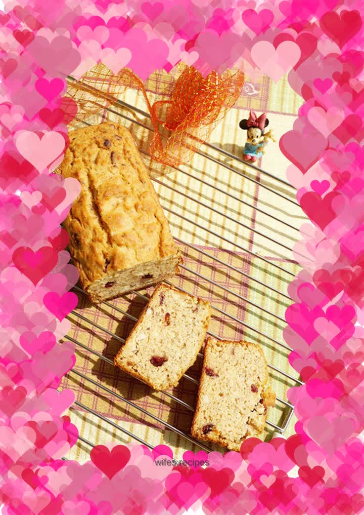 Cranberry Oatmeal Honey Flour-Free Jackfruit Core Cake