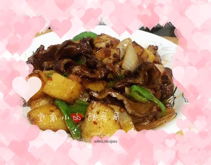 Potato Roasted Fatty Sausage