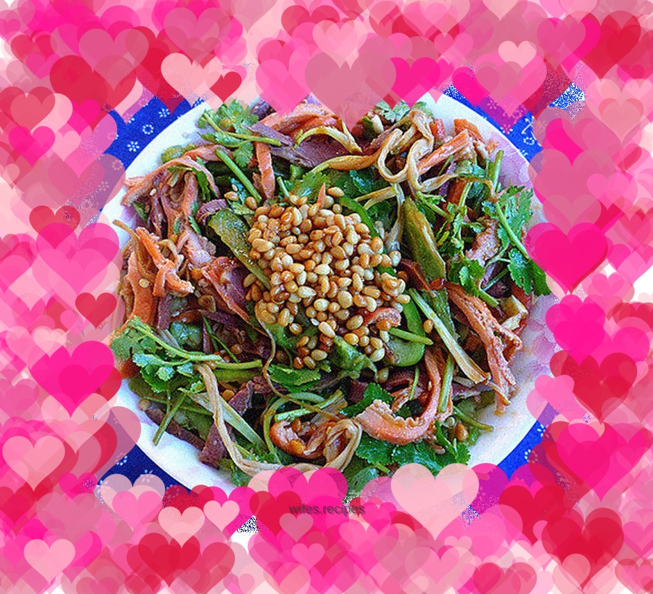 Pine nut belly shreds