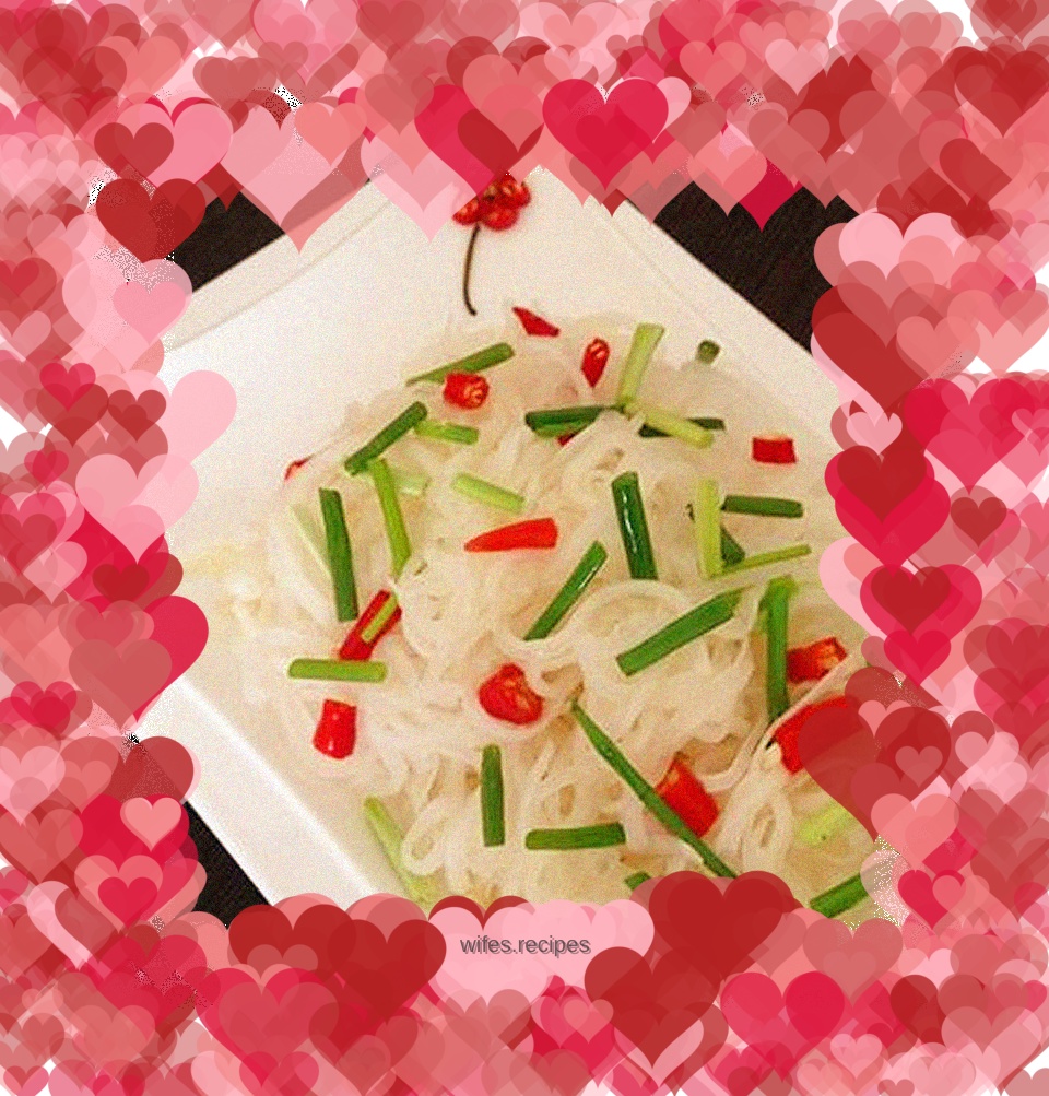 White radish cooked in oil