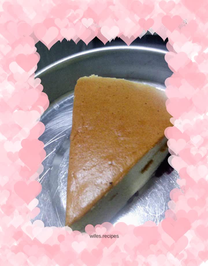 Purple Sweet Potato Light Cheesecake
