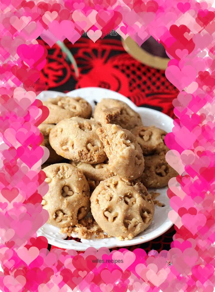 Peanut bite-sized cake