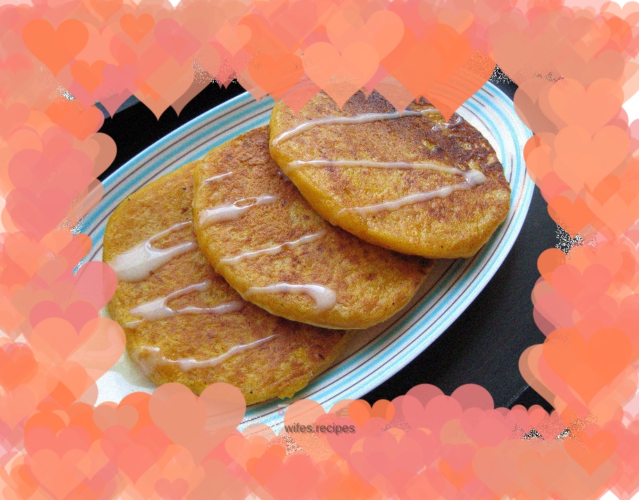 Pumpkin Glutinous Rice Pancakes - a breakfast pancake so simple that it has no friends