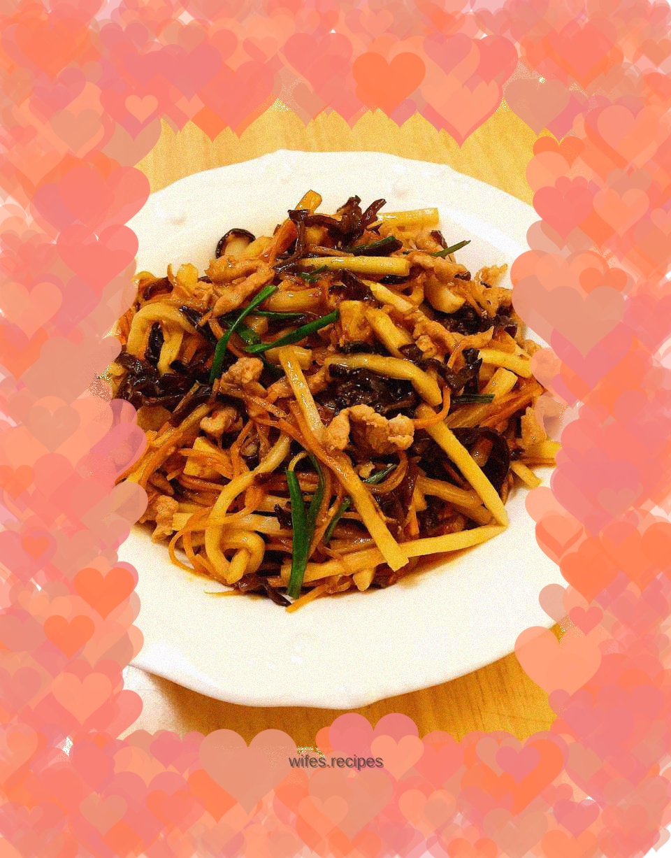 Fish-flavored shredded pork