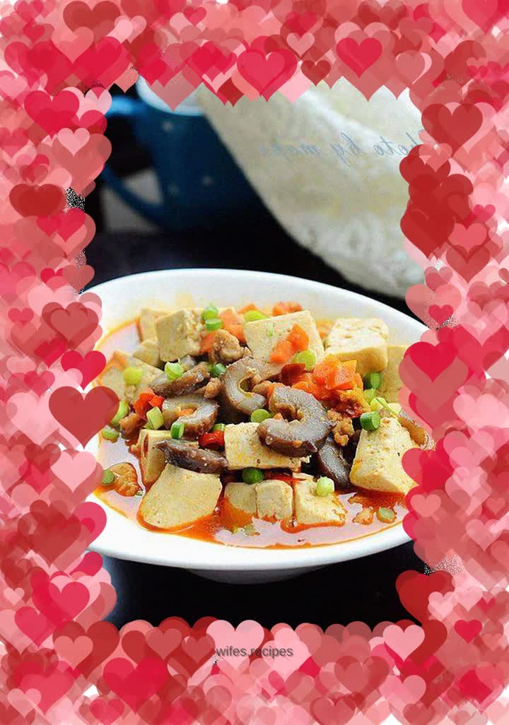 Grilled Tofu with Sea Cucumber