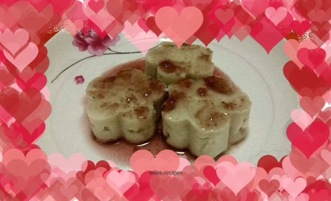 Blueberry taro puree