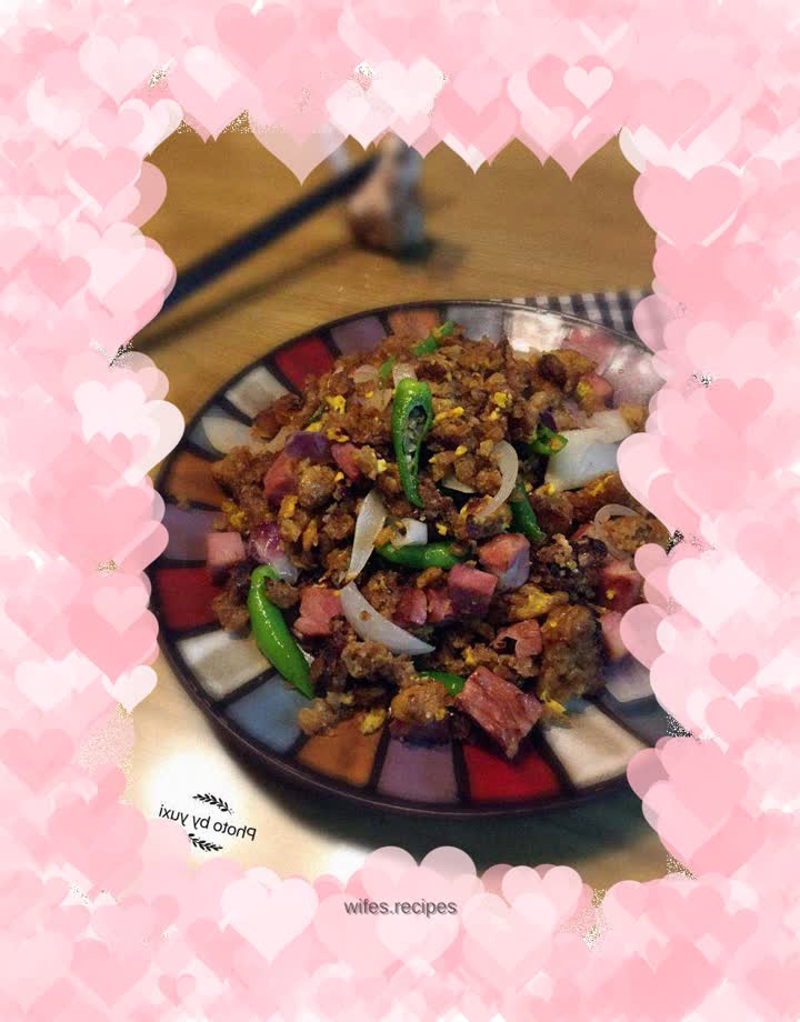 Stir-fried steamed buns