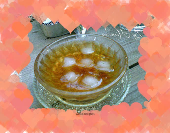 Black tea stone flower paste