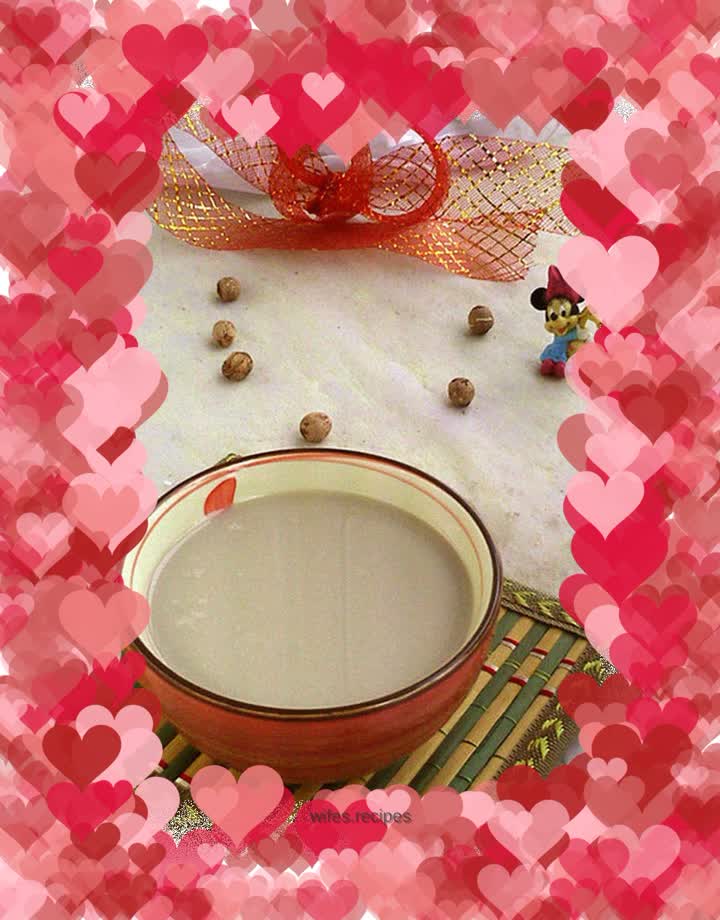 Lotus seed soy milk