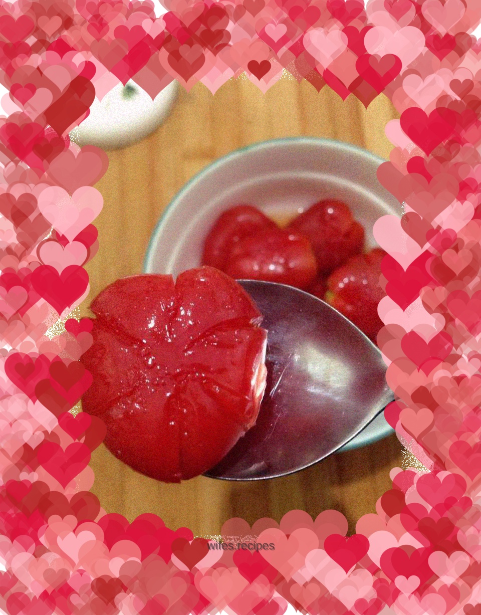 Candied cherry tomatoes