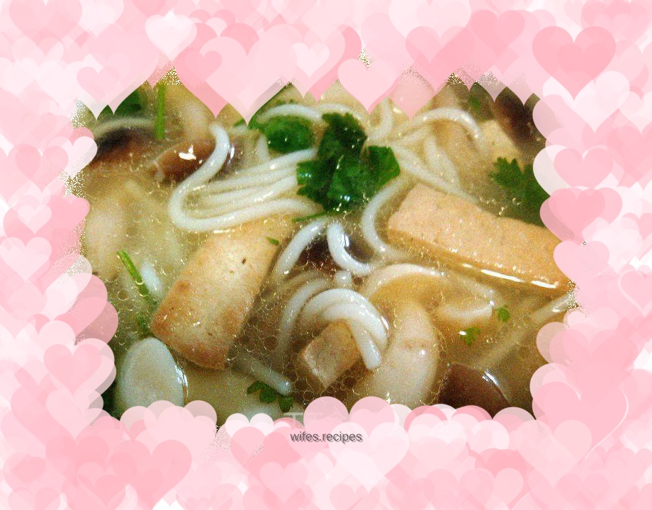 Fish Mushroom Rice Noodles