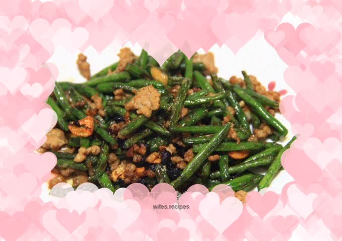 Stir-fried long beans