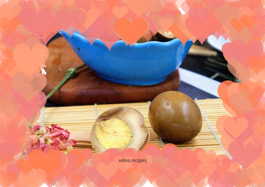 Authentic braised eggs