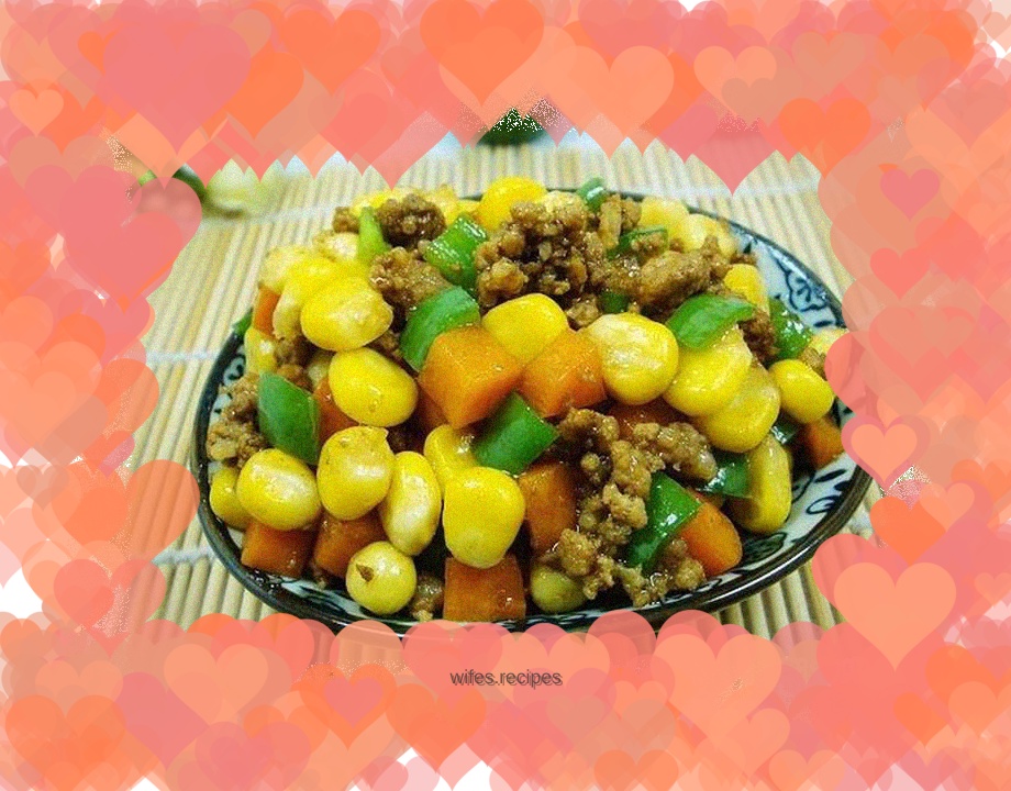 Grilled Corn with Minced Pork