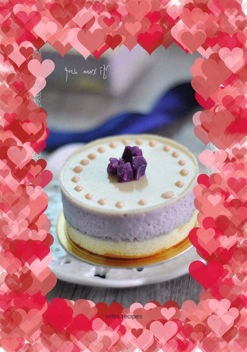 Purple Sweet Potato Mousse Cake