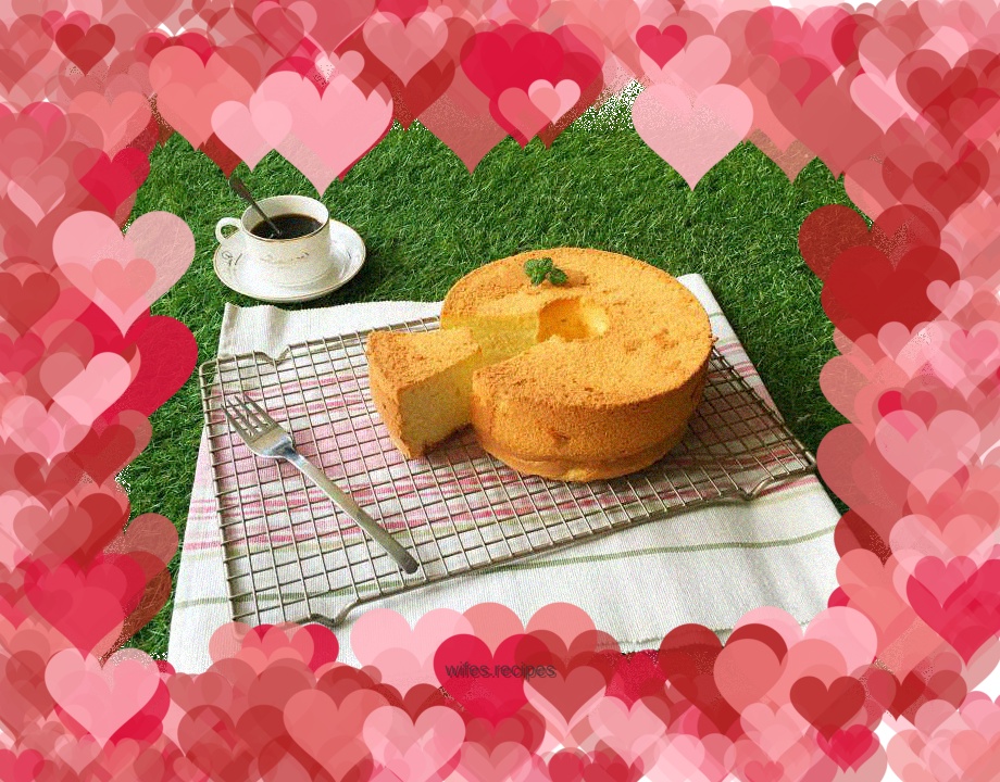 Beauty teaches you/8-inch hollow chiffon cake