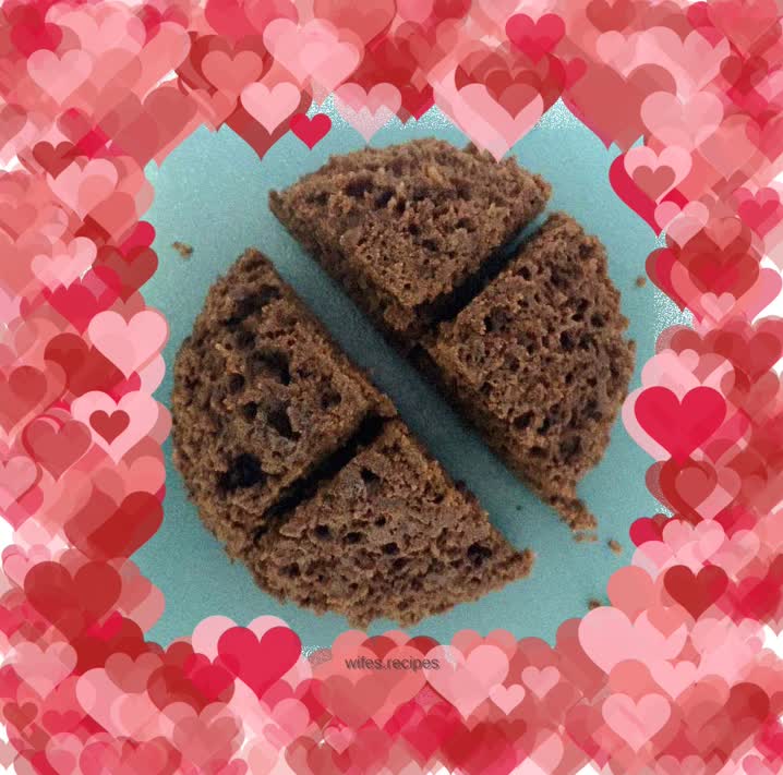 Microwave chocolate cake