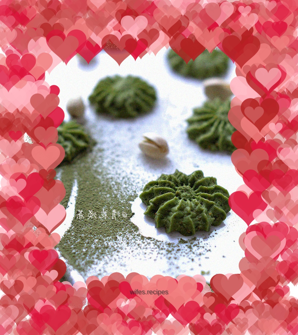 Fun and delicious snacks: Pistachio Matcha Cookies