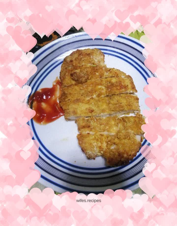 Fried chicken steak