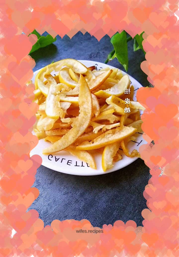 Autumn nourishes yin and moisturizes the lungs#Pomelo peel sugar