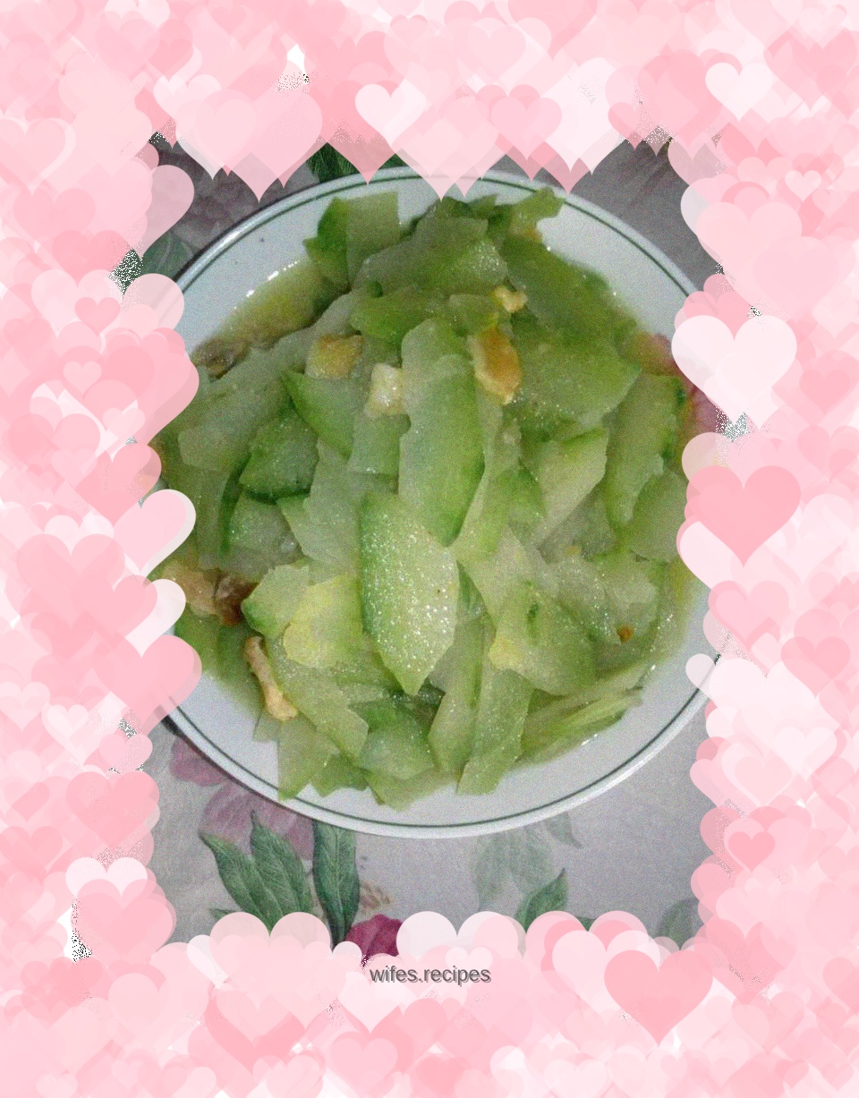 Stir-fried winter melon