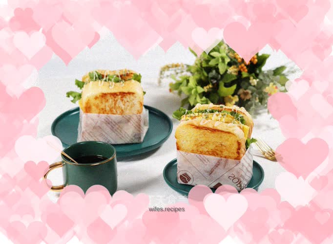 Explosively delicious and super satisfying! Korean Cheese Thick Egg Sandwich