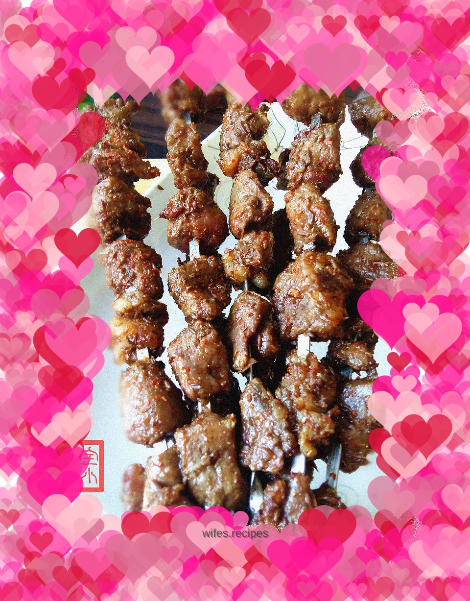 Mutton skewers