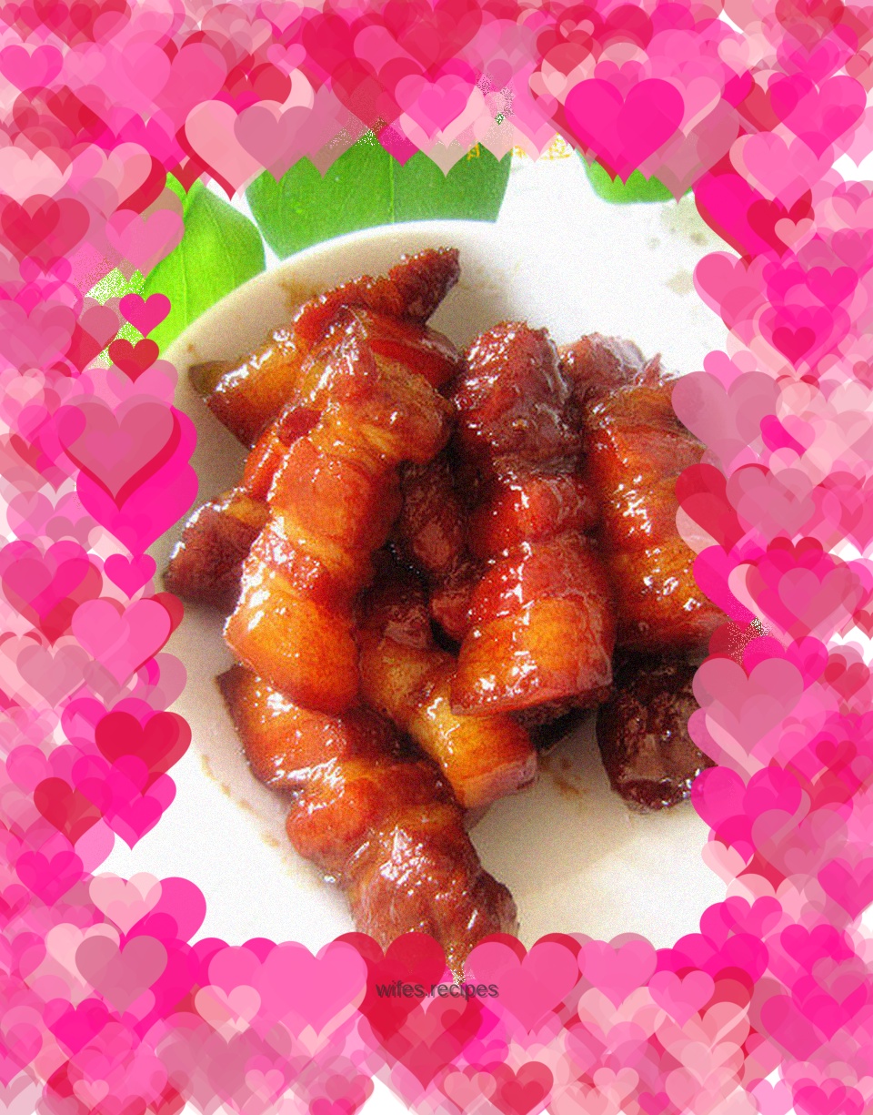 Classic home-cooked banquet dish - braised pork