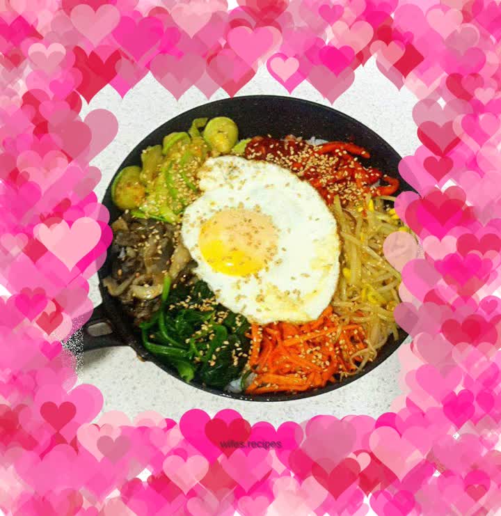 Korean bibimbap