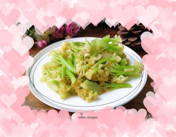 Cauliflower with Oyster Sauce