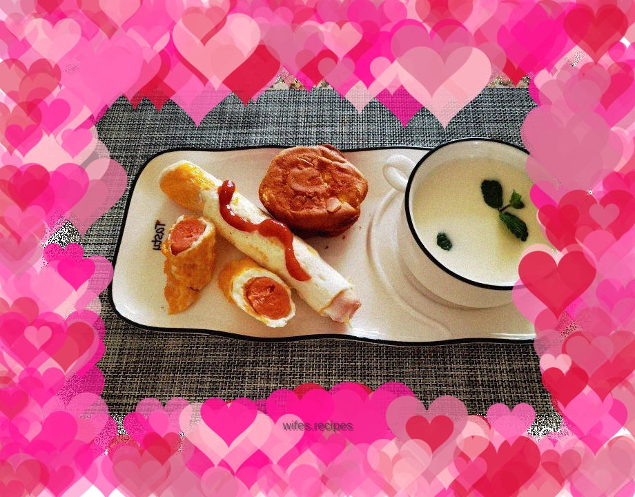 Kuaishou breakfast & ham and egg rolls