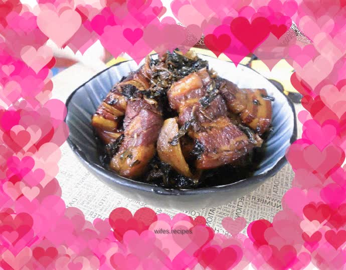 Braised Pork with Dried Plums and Vegetables