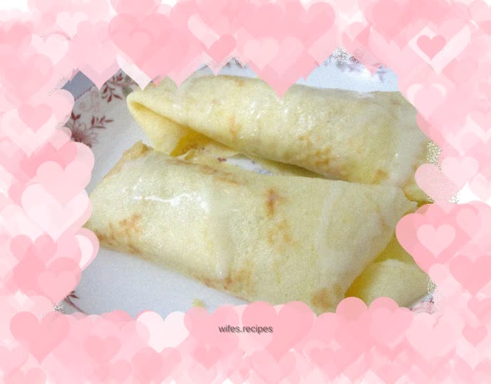 Banana Custard Burrito