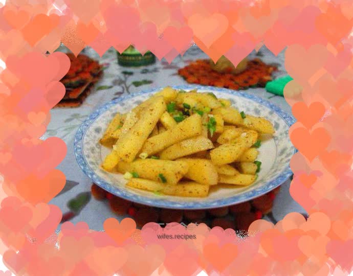 Cumin potato chips