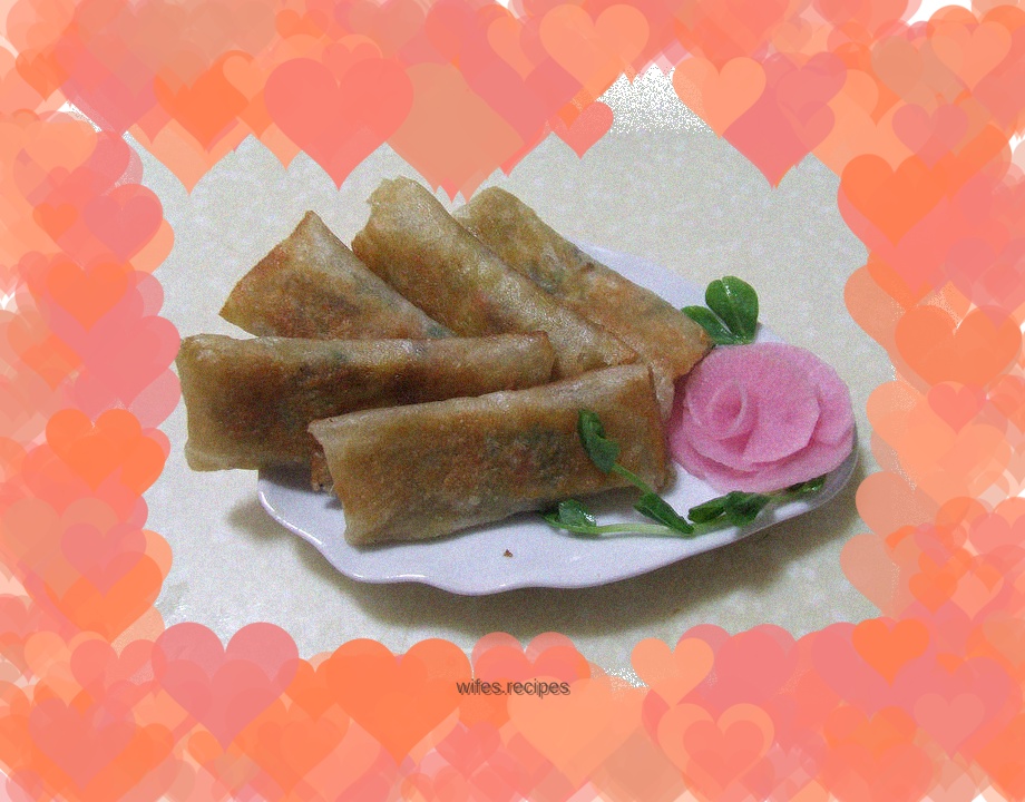 Colorful spring rolls