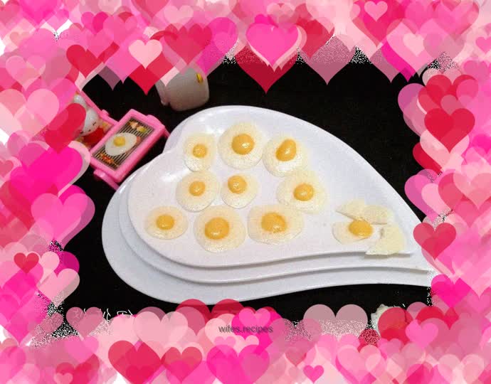 Poached egg and beans