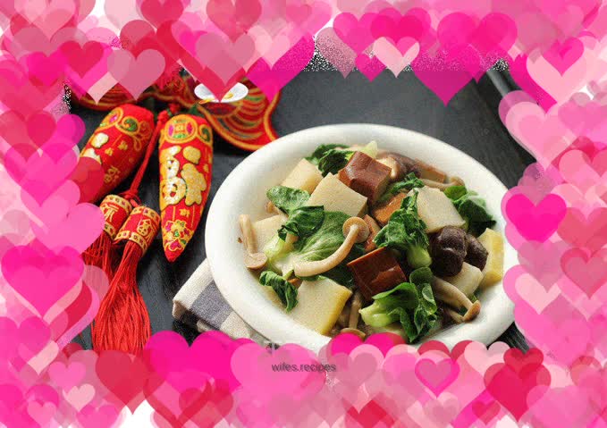 【Hubei】Dried Fish Cake with Double Mushroom and Egg