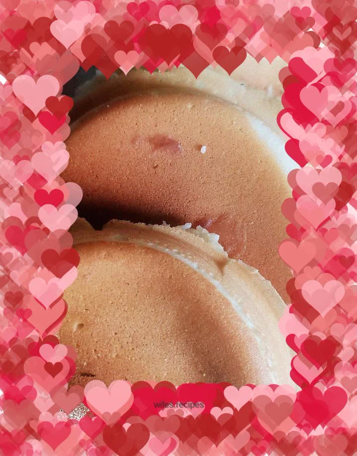 Red bean wheel cake (homemade bean paste filling)