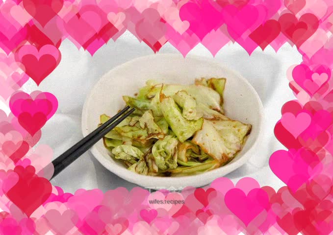 Hand-shredded cabbage made in a cast iron pot