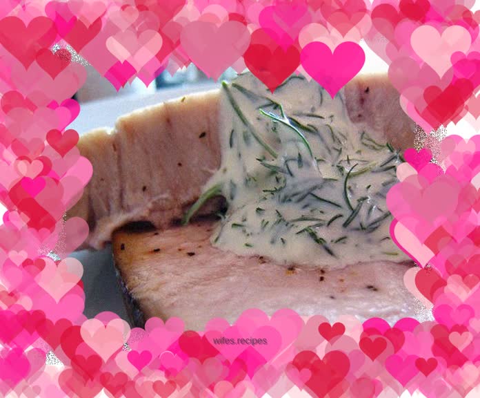 Grilled Swordfish with Dill Sauce