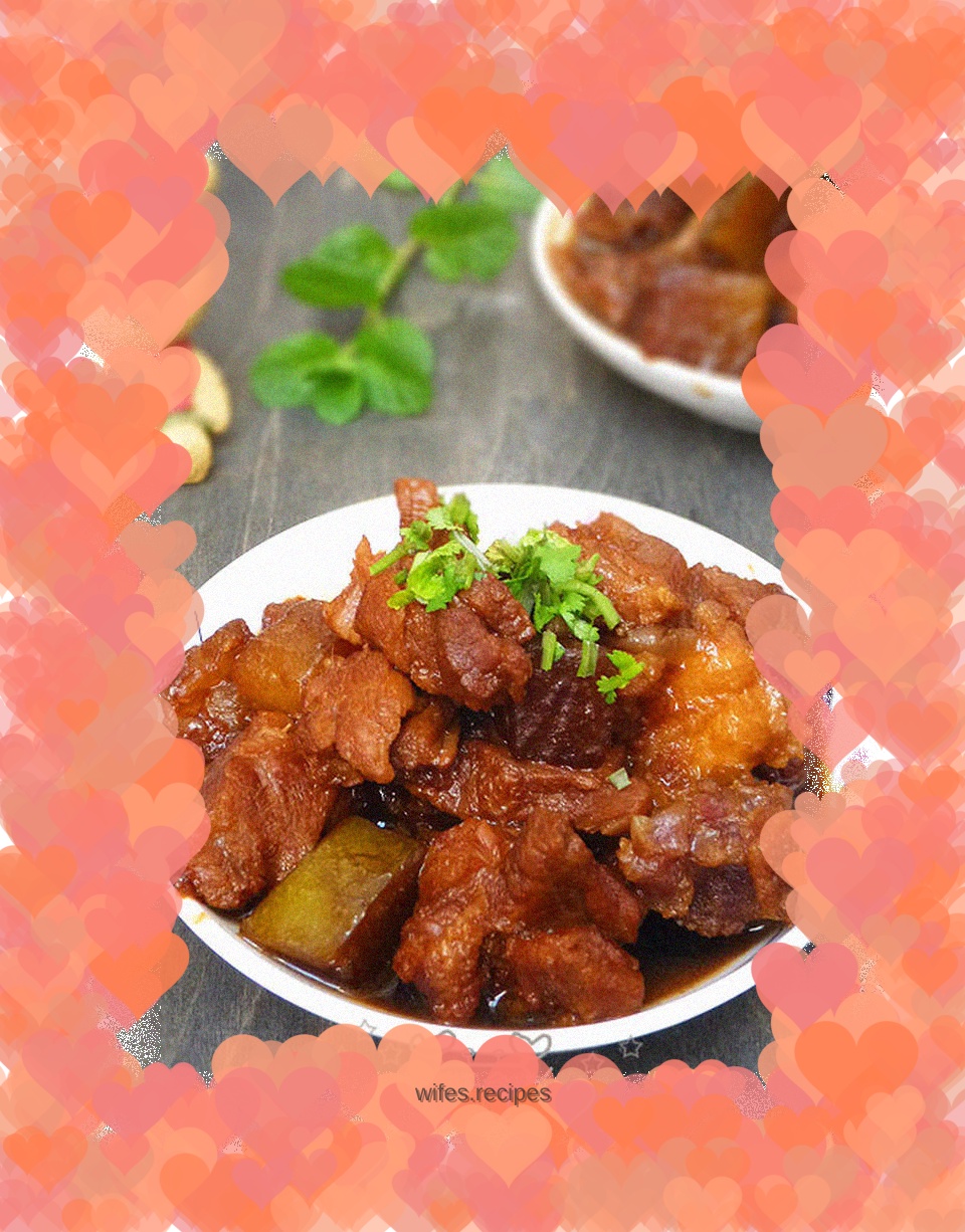 Mutton roasted with radish