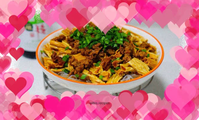 Steamed Bean Curd with Garlic Minced Pork