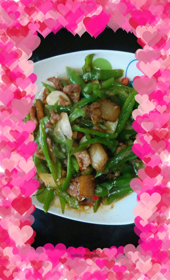 Fried Pork Slices with Chili