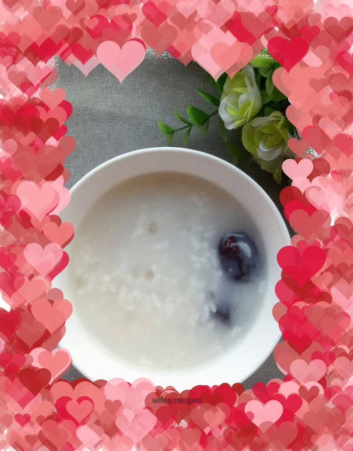 Red dates and sago porridge