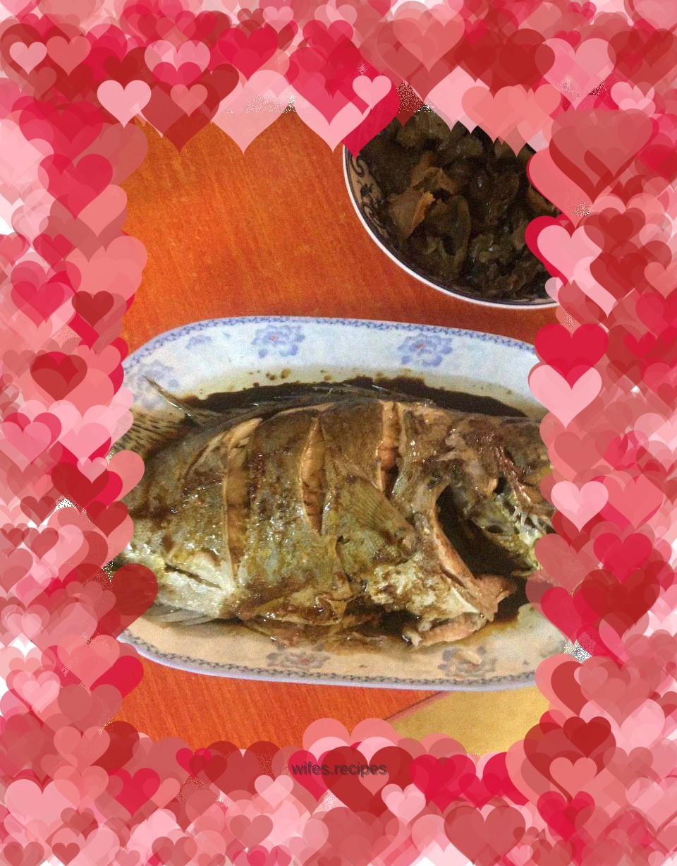 Steamed mandarin fish