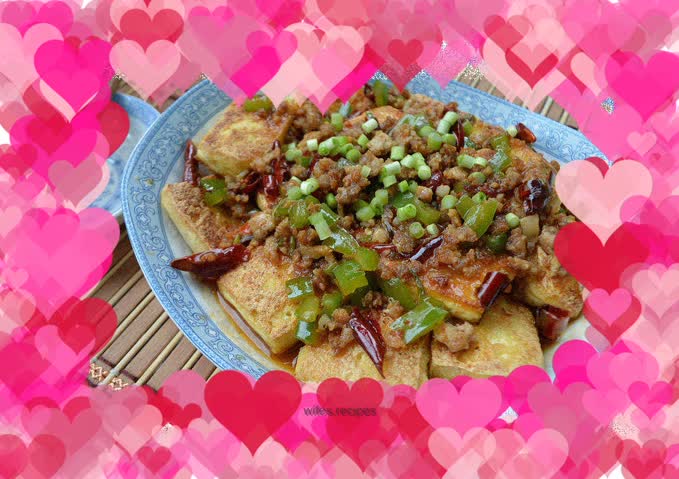 Pan-fried Spicy Tofu