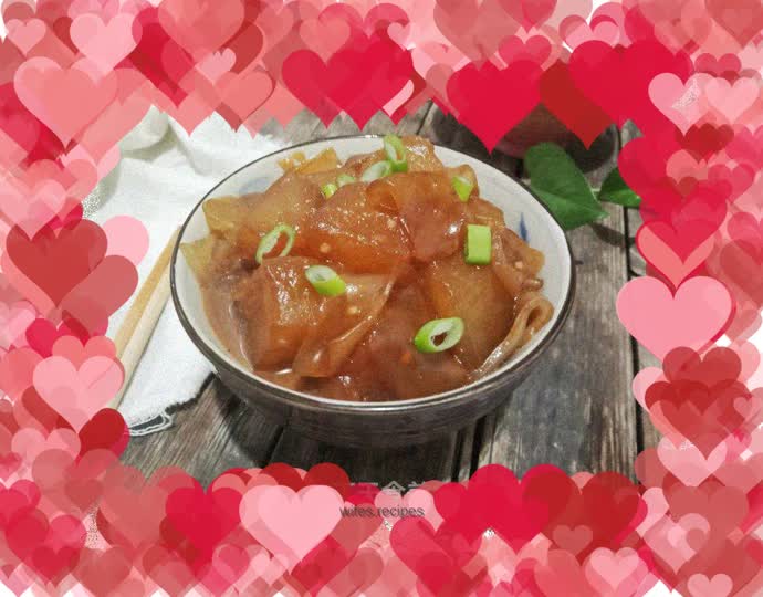 Stewed winter melon with vermicelli skin